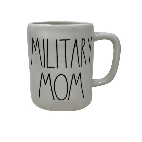 Rae Dunn Other - Rae Dunn MILITARY MOM Mug Large Coffee Cup Ceramic Magenta LL Farmhouse Gift